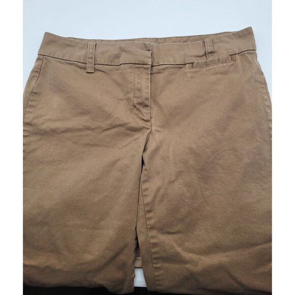 Tommy Hilfiger Womens SZ 8 Cropped Capri Tan Khaki Pants y2K preppy - Picture 9 of 10
